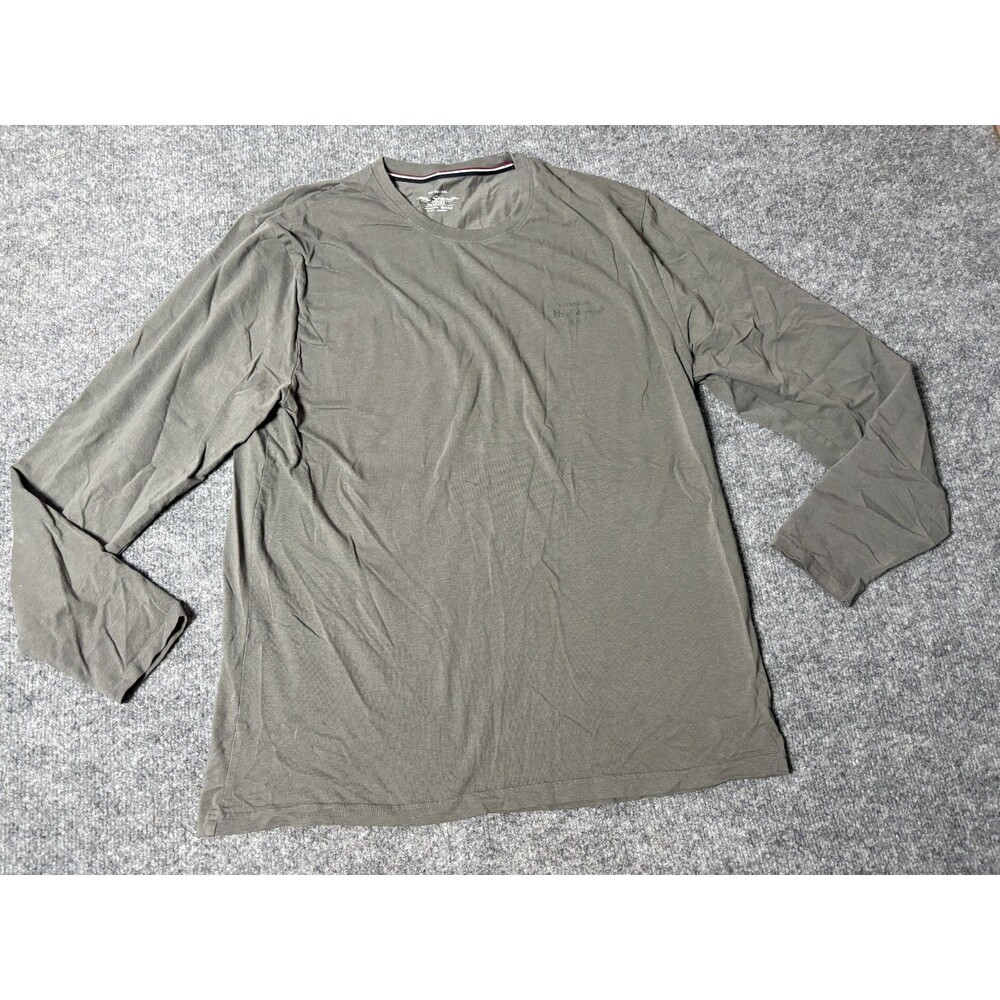 Ben Sherman Shirt Mens Large The Original Tee Shirt Gray Cotton Blend